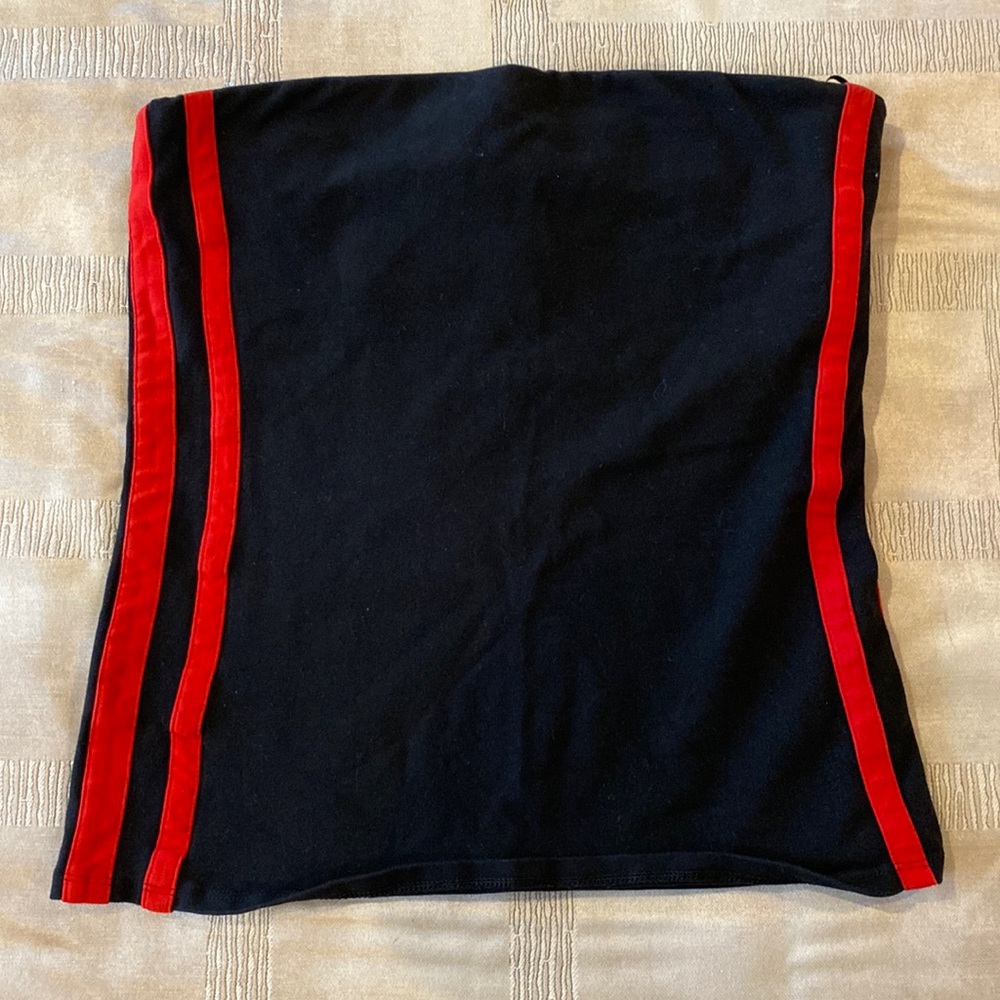 Black and Red Tube Top
